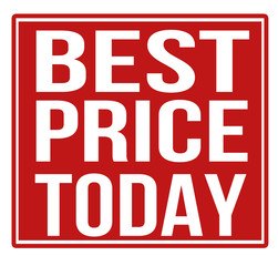 Best price today red sign