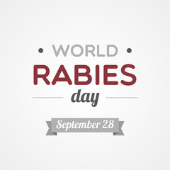 Obraz premium World Rabies Day