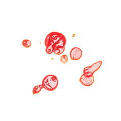 Fototapeta premium Ketchup isolated on white background.