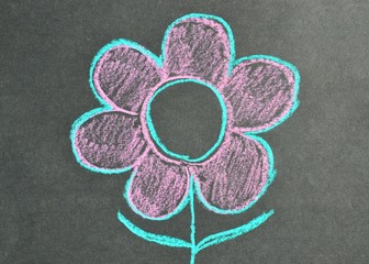 Blume mit Textfeld