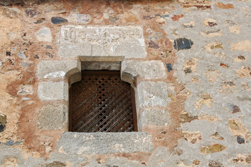 Ventana de Convento de San Pablo, Cáceres Antiguo, España