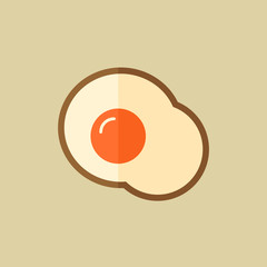 Egg. Food Flat Icon