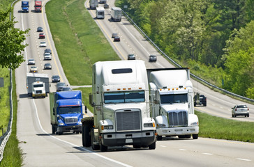 Busy Interstate Traffic