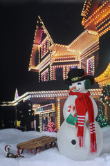 Christmas Snowman by Festive Home
