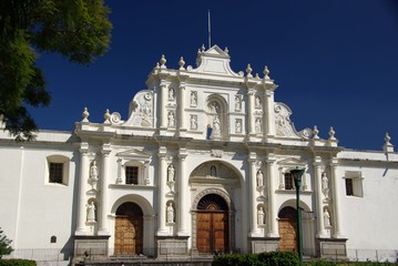 Cathedrale à Antigua, Guatemala