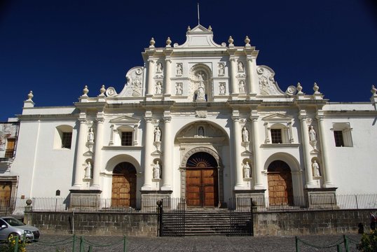 Cathedrale &agrave; Antigua, Guatemala