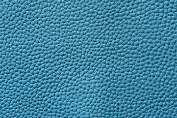Closeup of seamless blue leather texture