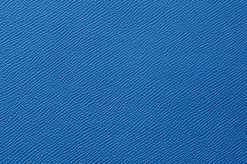 Fototapeta na wymiar Closeup of seamless blue leather texture