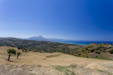 Panorama della costa Palermitana