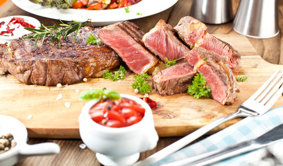 saftiges steak fleisch