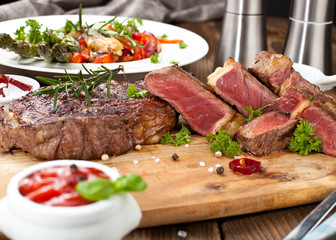 saftiges steak fleisch