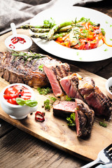 saftiges steak fleisch