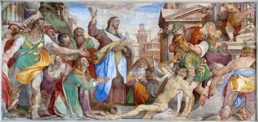 Venice - Resurrection of Lazarus in church San Francesco © Renáta Sedmáková