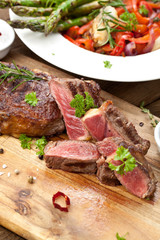 saftiges steak fleisch