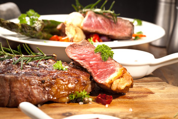 saftiges steak fleisch