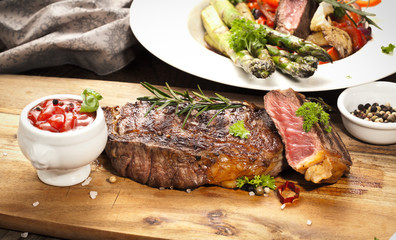 saftiges steak fleisch