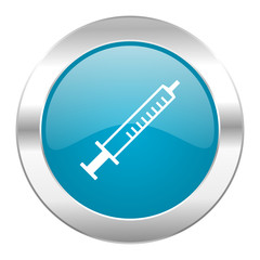medicine internet blue icon