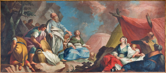 Padua - Moses and the Israelites Gathering of Manna