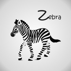 Obraz na płótnie Canvas Zebra ENG