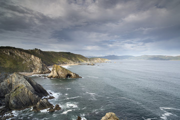 stunning clifftops in galicia, spain