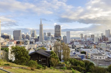 Aerial view of Downtown San Francisco © f8grapher