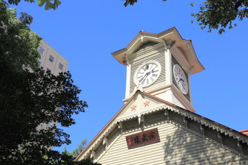 Sapporo Clock Tower in Japan