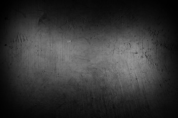 Grey or gray textured concrete wall background. Dark edges. Copy space