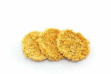 Ancient Thai rice cakes (Kanom Nang Let).