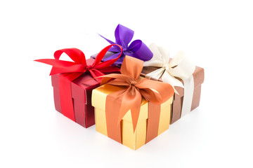 Gift box isolated on white background