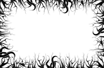 Abstract trees frame