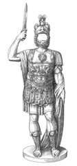 Fototapeta na wymiar Roman soldier