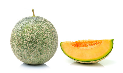 melon isolated on white background