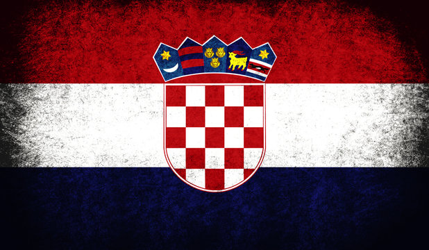 The National Flag of the Croatia