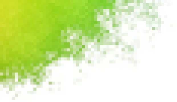 Abstract squared background in green spectrum