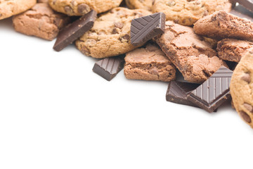 chocolate cookies and brownies