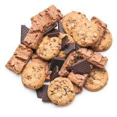 chocolate cookies and brownies