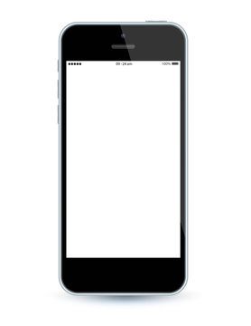 Gray smartphone mockup
