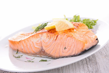 grilled salmon