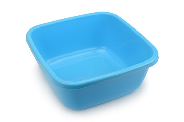 blue bowl isolated on white background