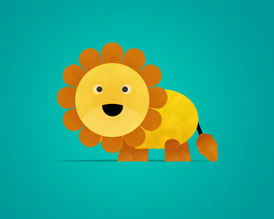 Lion Paper Clipart