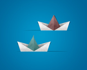 origami boat