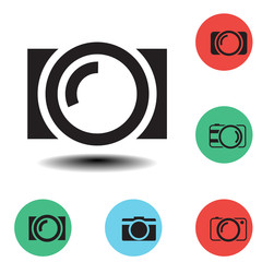 camera icons set 3