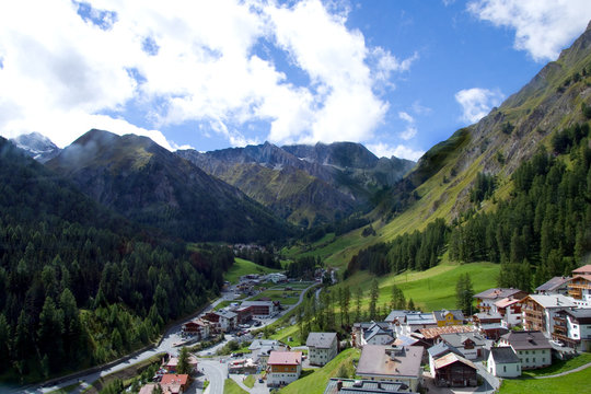 Samnaun - Alpen - Schweiz