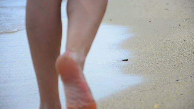 Leaving footprints in sand