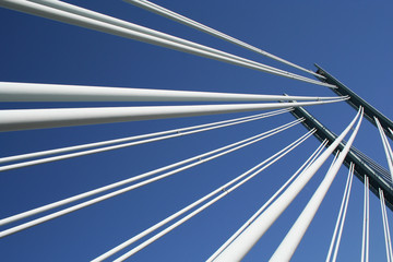 Fototapeta premium Brücke Frankfurt Höchst
