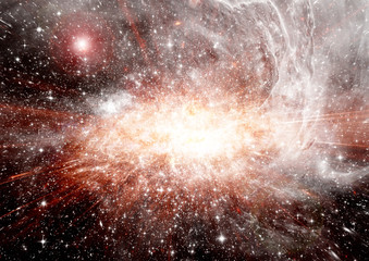 Obraz premium galaxy in a free space