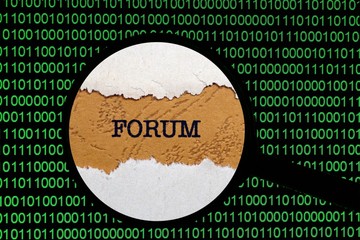 Search for web forum