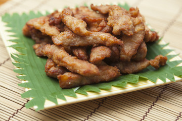 Breaded pork