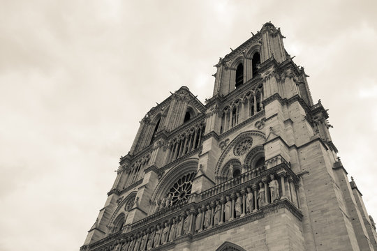 Cathedral Notre Dame in Paris France