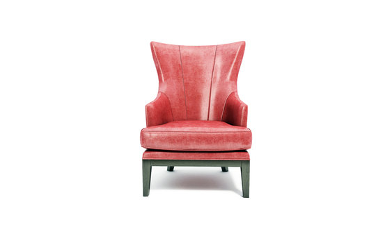 red seat leather